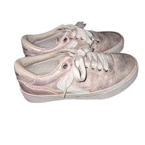 Girls Airwalk Harley Pink Metallic Shoes size 4 M big girls